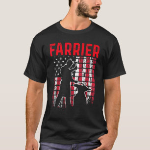Farrier Horseshoe Hoof Trimming Equine Shoeing 10 T-Shirt