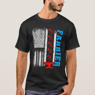 Farrier Horseshoe Hoof Trimming Equine Shoeing 15 T-Shirt