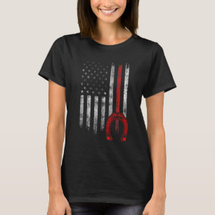 Farrier Horseshoe Hoof Trimming Equine Shoeing 24 T-Shirt