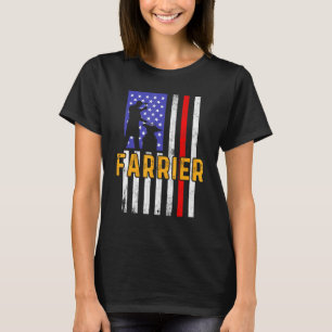 Farrier Horseshoe Hoof Trimming Equine Shoeing 26 T-Shirt
