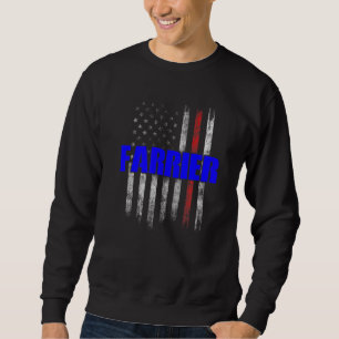 Farrier Horseshoe Hoof Trimming Equine Shoeing _2 Sweatshirt