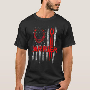 Farrier Horseshoe Hoof Trimming Equine Shoeing 38 T-Shirt