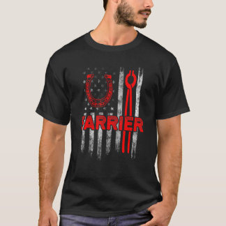 Farrier Horseshoe Hoof Trimming Equine Shoeing 38 T-Shirt