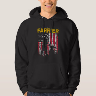 Farrier Horseshoe Hoof Trimming Equine Shoeing _42 Hoodie