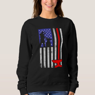 Farrier Horseshoe Hoof Trimming Equine Shoeing _4 Sweatshirt