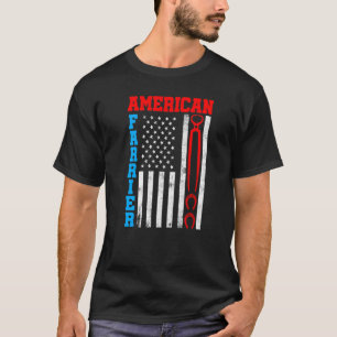 Farrier Horseshoe Hoof Trimming Equine Shoeing  _4 T-Shirt