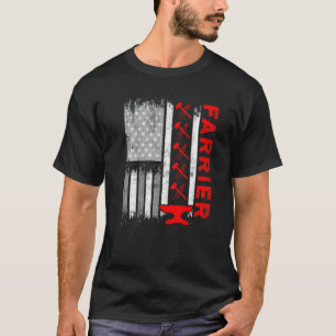 Farrier Horseshoe Hoof Trimming Equine Shoeing  _4 T-Shirt