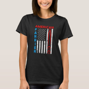 Farrier Horseshoe Hoof Trimming Equine Shoeing  _4 T-Shirt