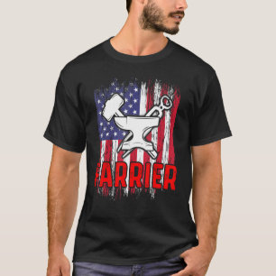 Farrier Horseshoe Hoof Trimming Equine Shoeing 64 T-Shirt