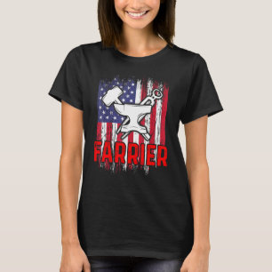 Farrier Horseshoe Hoof Trimming Equine Shoeing 64 T-Shirt