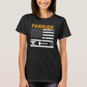 Farrier Horseshoe Hoof Trimming Equine Shoeing 65 T-Shirt