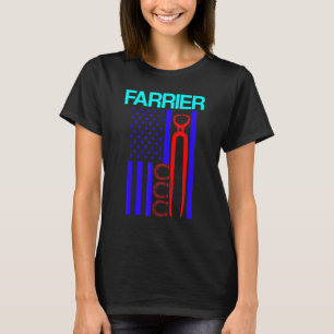 Farrier Horseshoe Hoof Trimming Equine Shoeing 6 T-Shirt