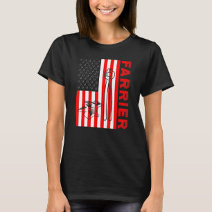 Farrier Horseshoe Hoof Trimming Equine Shoeing 70 T-Shirt