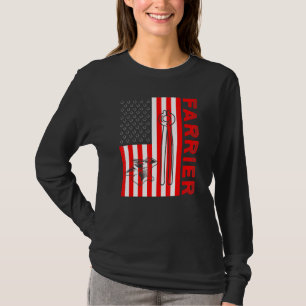 Farrier Horseshoe Hoof Trimming Equine Shoeing 70 T-Shirt
