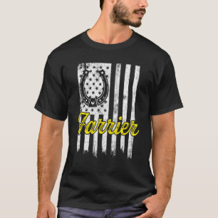 Farrier Horseshoe Hoof Trimming Equine Shoeing 73 T-Shirt