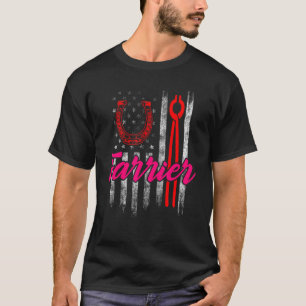 Farrier Horseshoe Hoof Trimming Equine Shoeing 74 T-Shirt