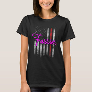 Farrier Horseshoe Hoof Trimming Equine Shoeing 83 T-Shirt