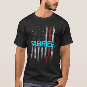 Farrier Horseshoe Hoof Trimming Equine Shoeing 87 T-Shirt