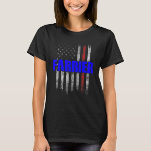 Farrier Horseshoe Hoof Trimming Equine Shoeing 90 T-Shirt