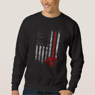 Farrier Horseshoe Hoof Trimming Equine Shoeing Sweatshirt