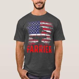 Farrier Horseshoe Hoof Trimming Equine Shoeing T-Shirt