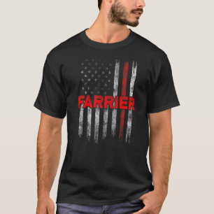 Farrier Horseshoe Hoof Trimming Equine Shoeing     T-Shirt