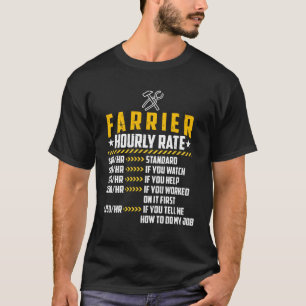 Farrier Hourly Rate Loves Blacksmith Labor Rates T-Shirt
