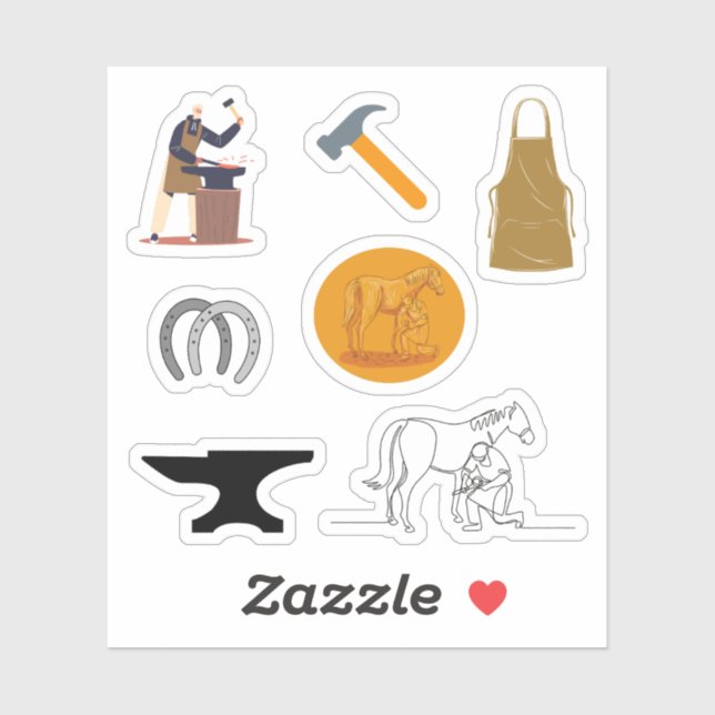 Farrier Stickers (Sheet)