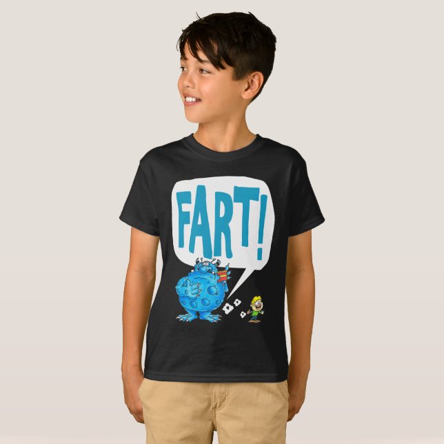 FART (black) T-Shirt (Front Full)