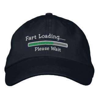 Fart Loading Please Wait Embroidered Hat