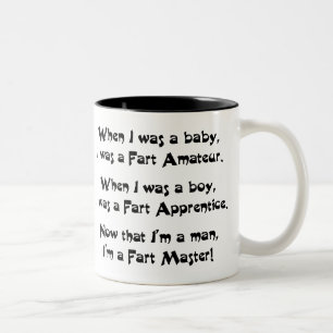Fart Master Two-Tone Coffee Mug