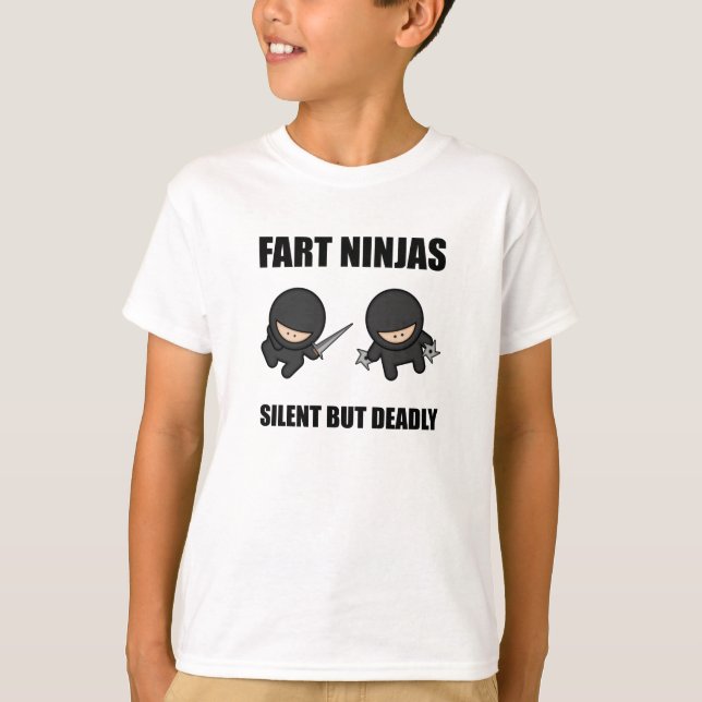 Fart Ninjas Silent But Deadly T-Shirt (Front)