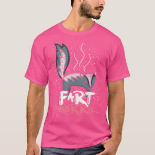 Fart Squirrel Skunk T-Shirt