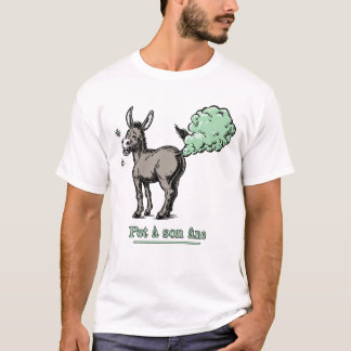 FART TO HIS DONKEY! - a play on words that reeks T-Shirt