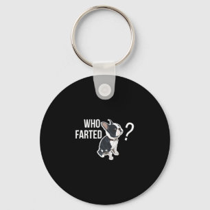 Farted Fun French Bulldog Quote  Key Ring