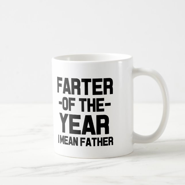 Farter of the Year Funny Dad Mug (Right)
