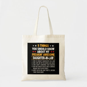 Farther And Mother In Law From Daughter In Law Tote Bag
