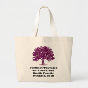 Farthest Travelled to Family Reunion Tote Bag