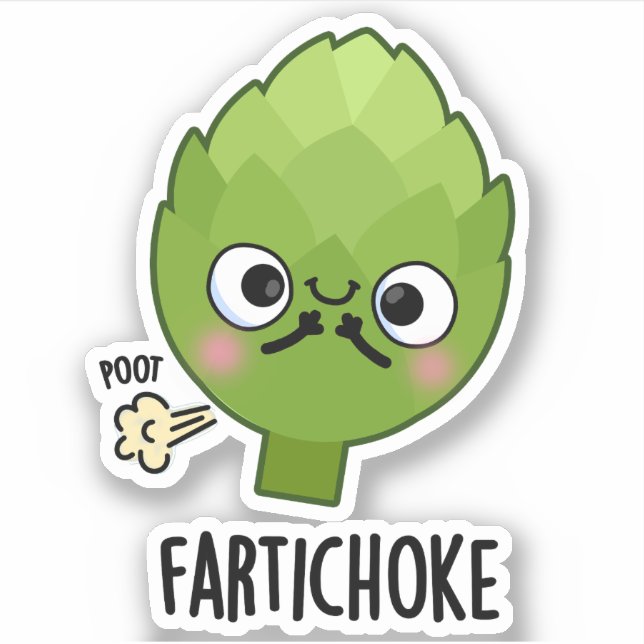 Fartichoke Funny Farting Artichoke Pun  (Front)
