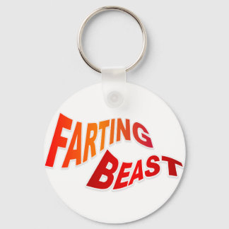 FARTING BEAST - hilarious innuendo humour Key Ring