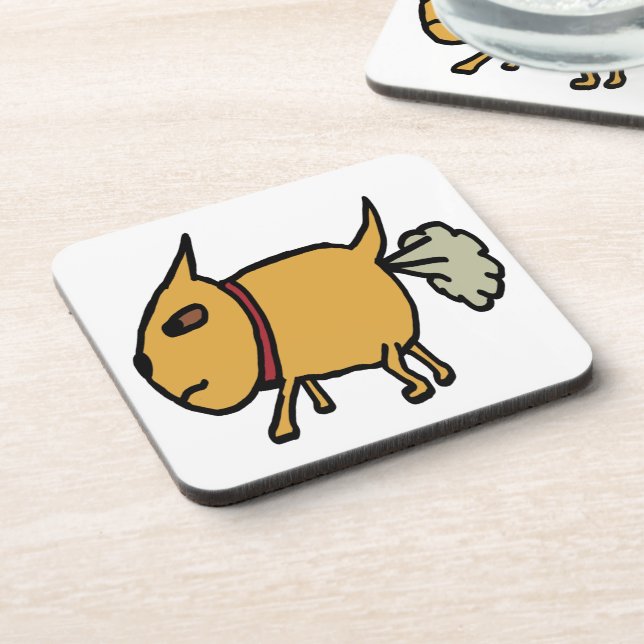 Farting Dog Coaster (Left Side)