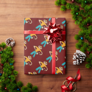 Farting Man Wrapping Paper