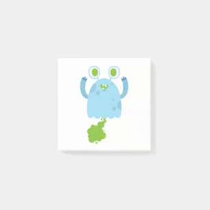 Farting Monster Post-it Notes