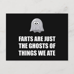 Farts Are Ghosts Postcard