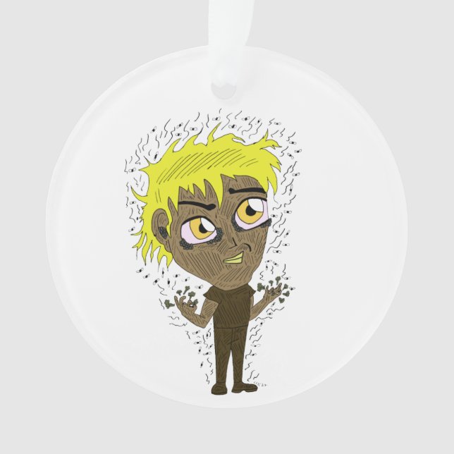 Farty Fingers  Chibi      Ornament (Front)