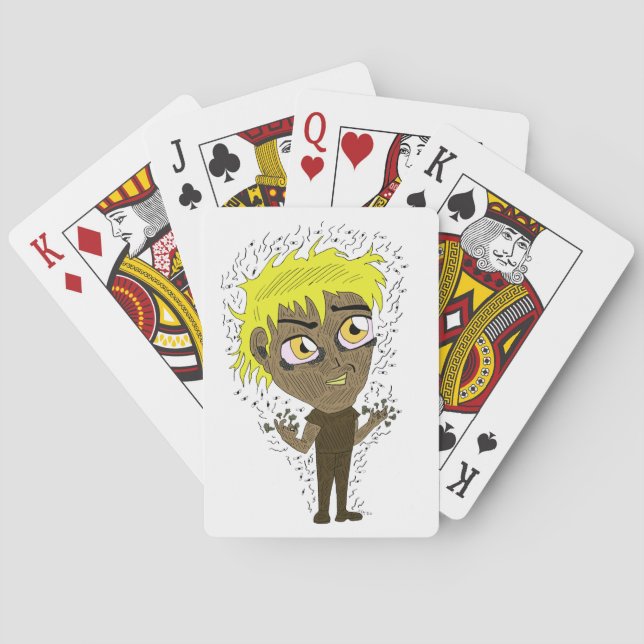 Farty Fingers  Chibi Playing Cards (Back)