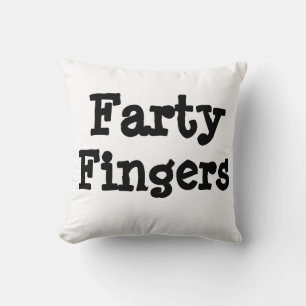 Farty Fingers Cushion