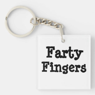 Farty Fingers  Key Ring