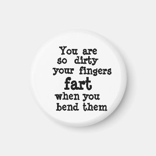 Farty Fingers line Magnet