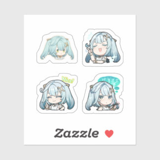 Faruzan Genshin Impact 4 Pack Sticker Sheet Extra 